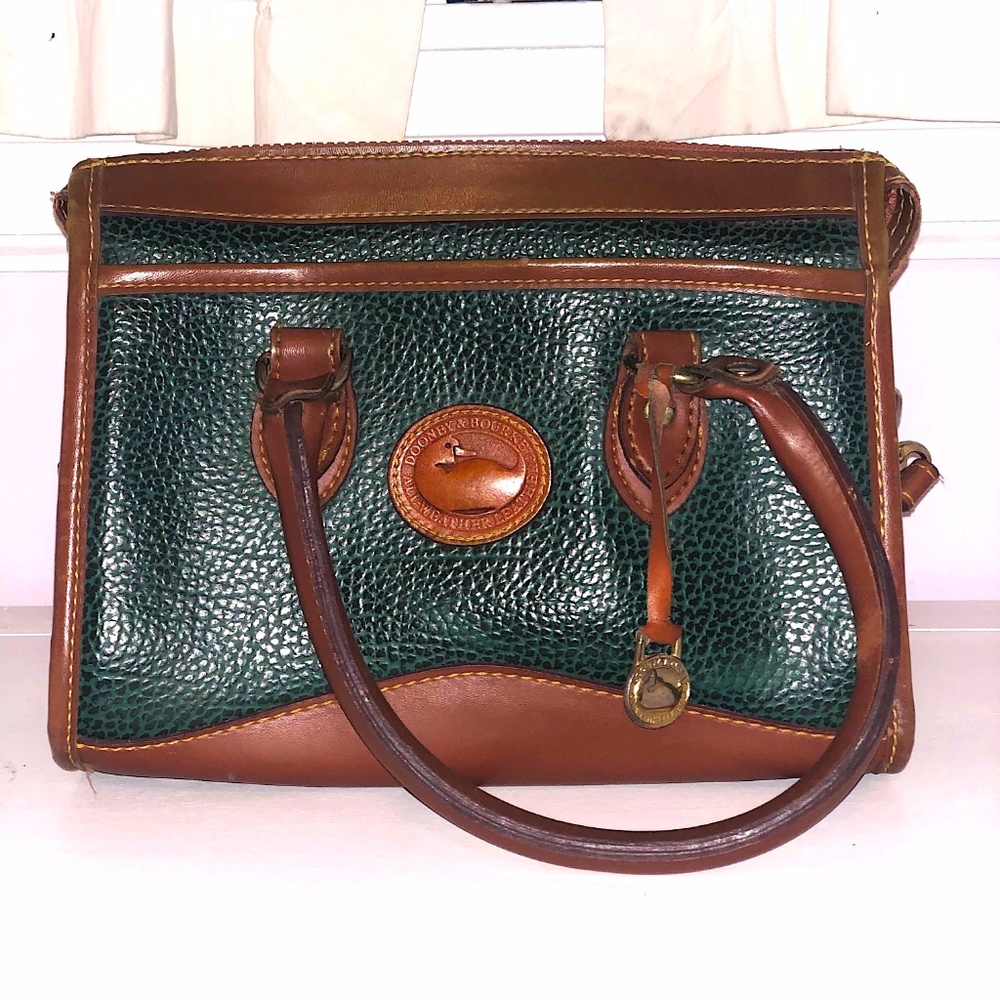 Dooney & Bourke Vintage Green Satchel Cross Body